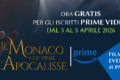 DAL 3 AL 5 APRILE SU PRIME VIDEO ARRIVA GRATUITAMENTE IL MONACO CHE VINSE L'APOCALISSE COME FILM EVENTO DI PASQUA 2026